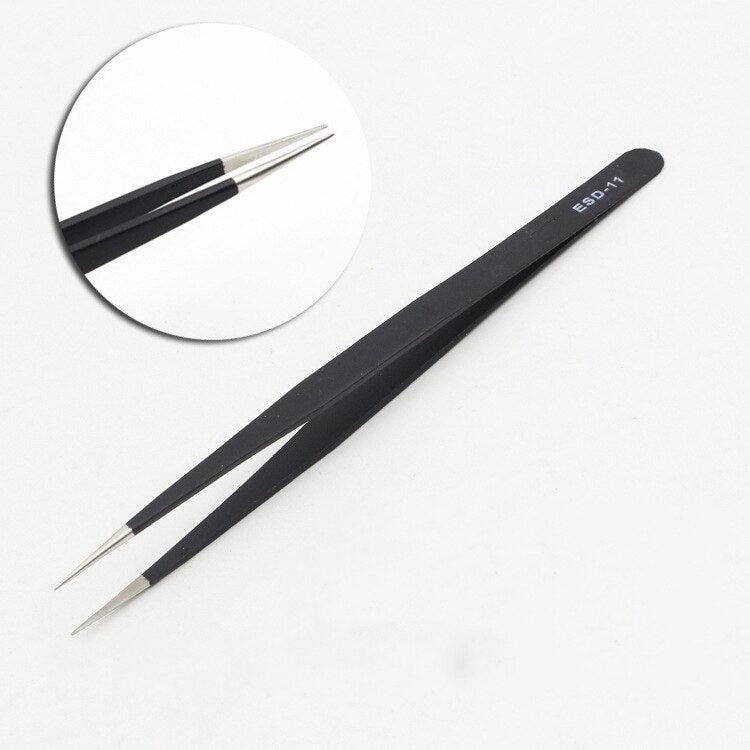 Stainless Steel Black Tweezers for Journaling &amp; Scrapbooking - PaperWrld