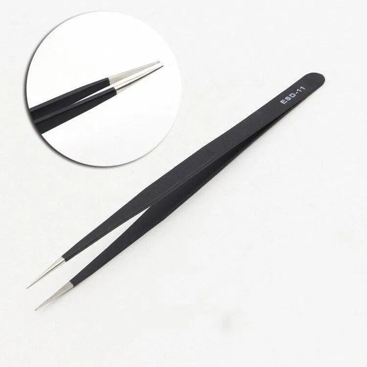 Stainless Steel Black Tweezers for Journaling & Scrapbooking - PaperWrld