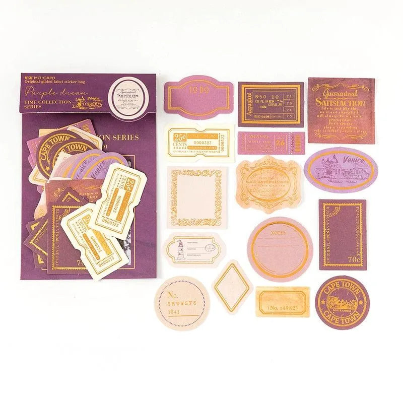 Time Collection Series Stickers for Journaling & Scrapbooking - PaperWrld