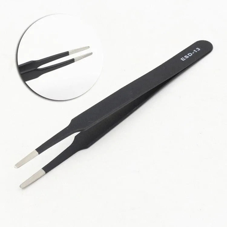 Stainless Steel Black Tweezers for Journaling & Scrapbooking - PaperWrld