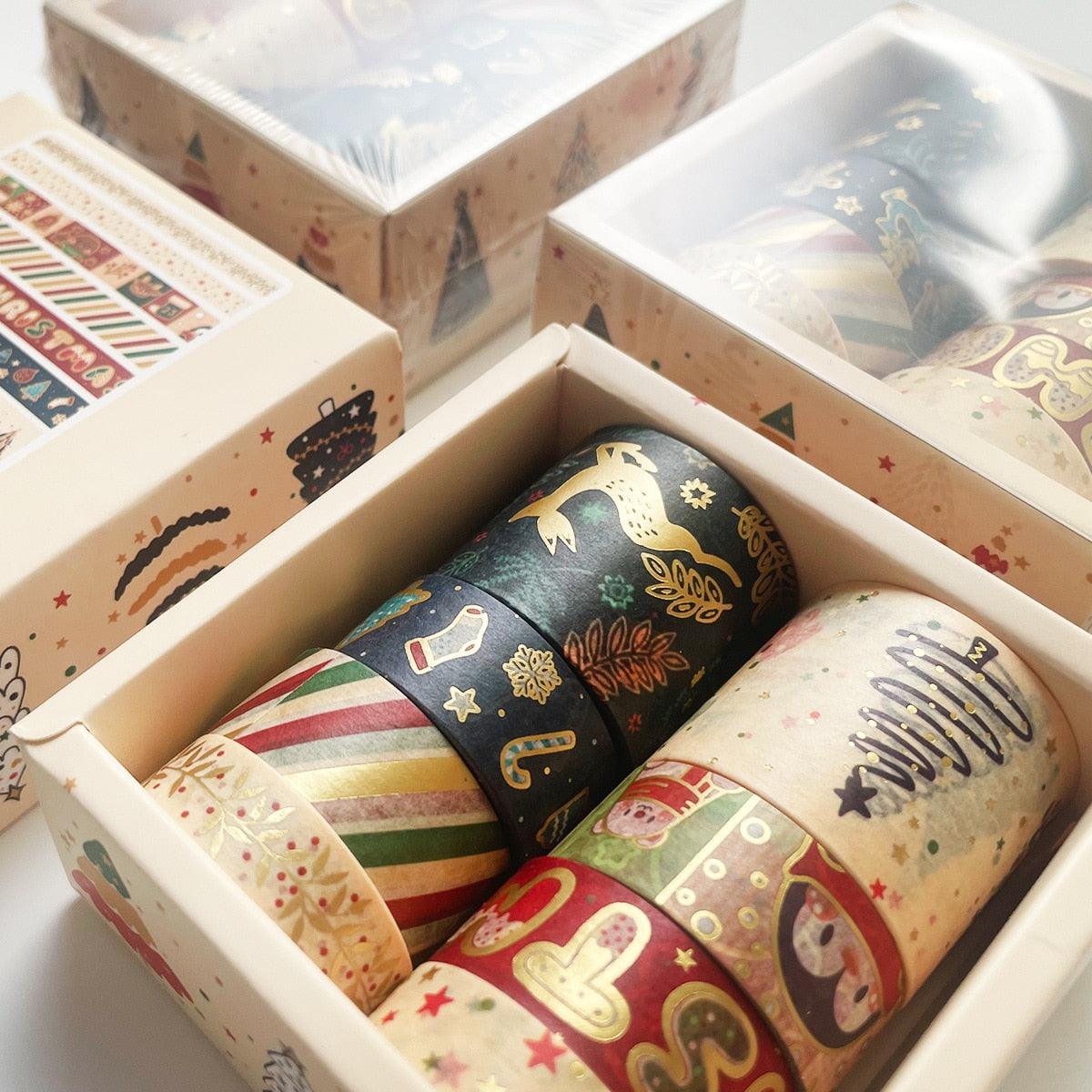 Merry Christmas Washi Tape Set for Journaling &amp; Scrapbooking - PaperWrld