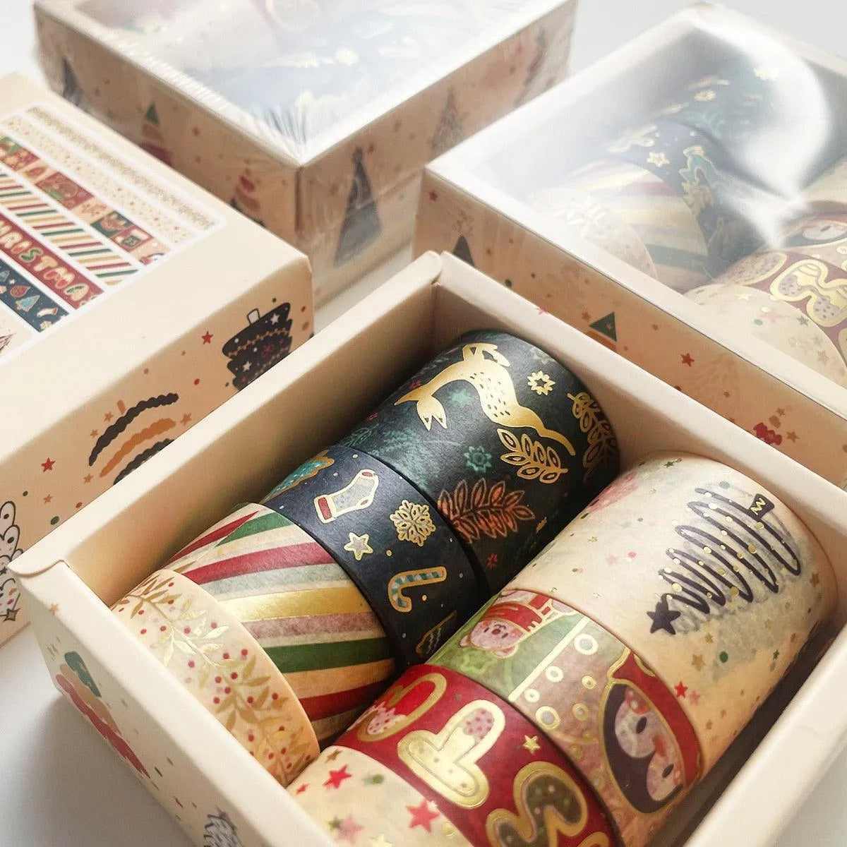 Merry Christmas Washi Tape Set for Journaling & Scrapbooking - PaperWrld