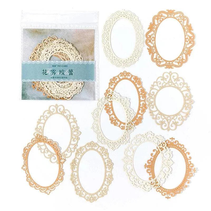 Doily Paper in Neutral Shades for Journaling & Scrapbooking - PaperWrld