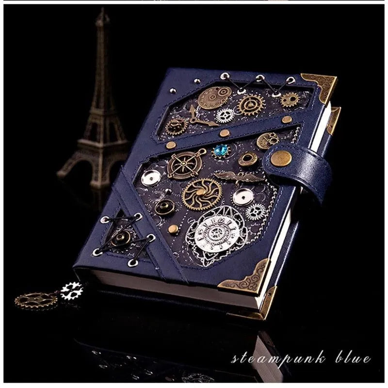 Steampunk Notebook for Journaling & Scrapbooking - PaperWrld
