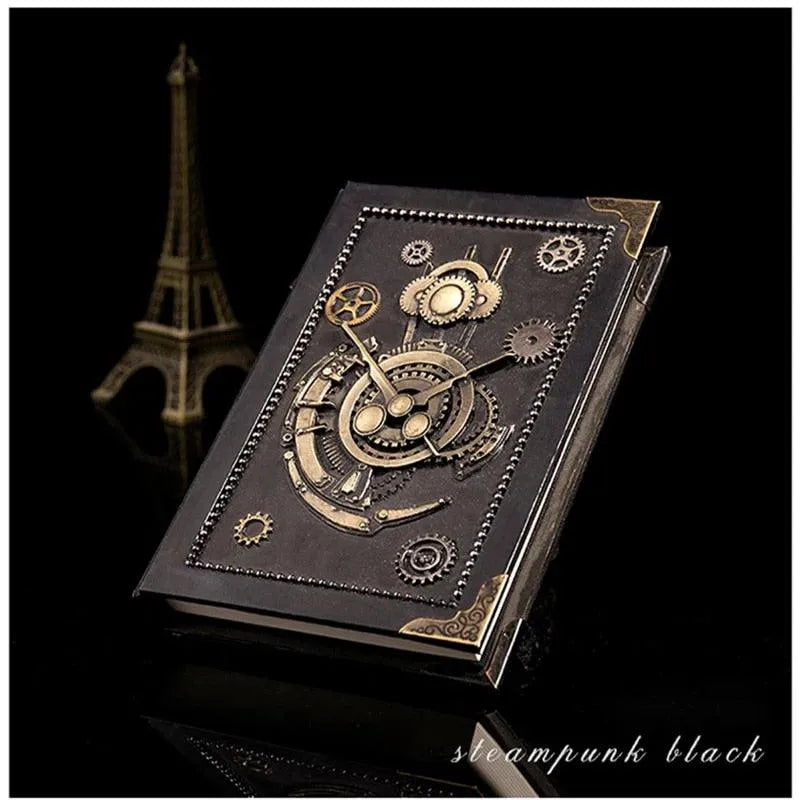Steampunk Notebook for Journaling & Scrapbooking - PaperWrld