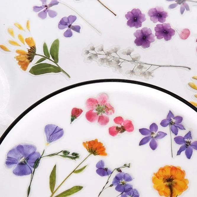 Series Floral Stickers 40 pcs for Journaling & Scrapbooking - PaperWrld