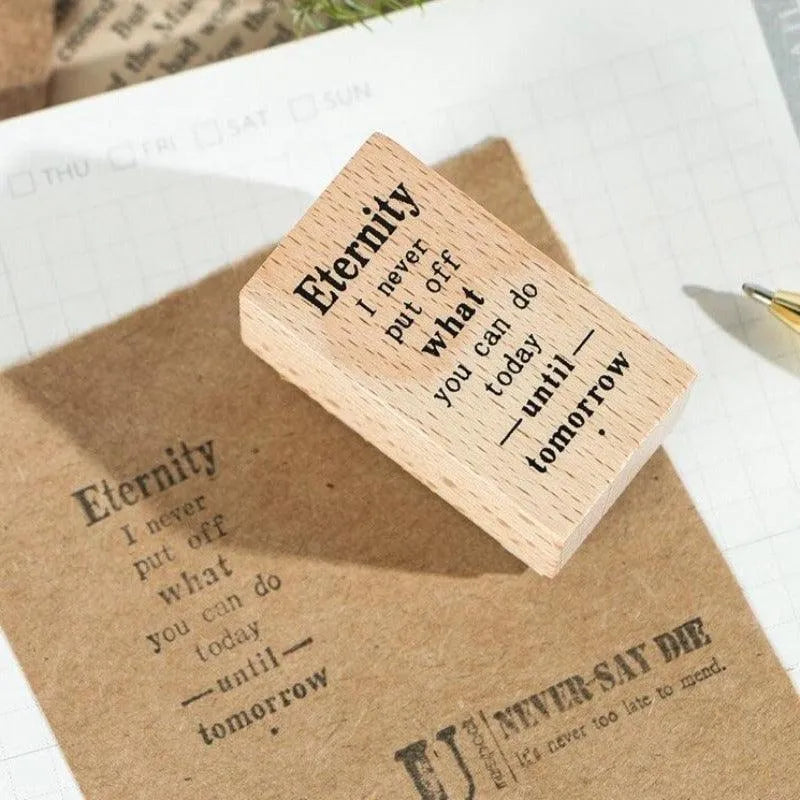 English Short Sentence Stamp Set for Journaling & Scrapbooking - PaperWrld