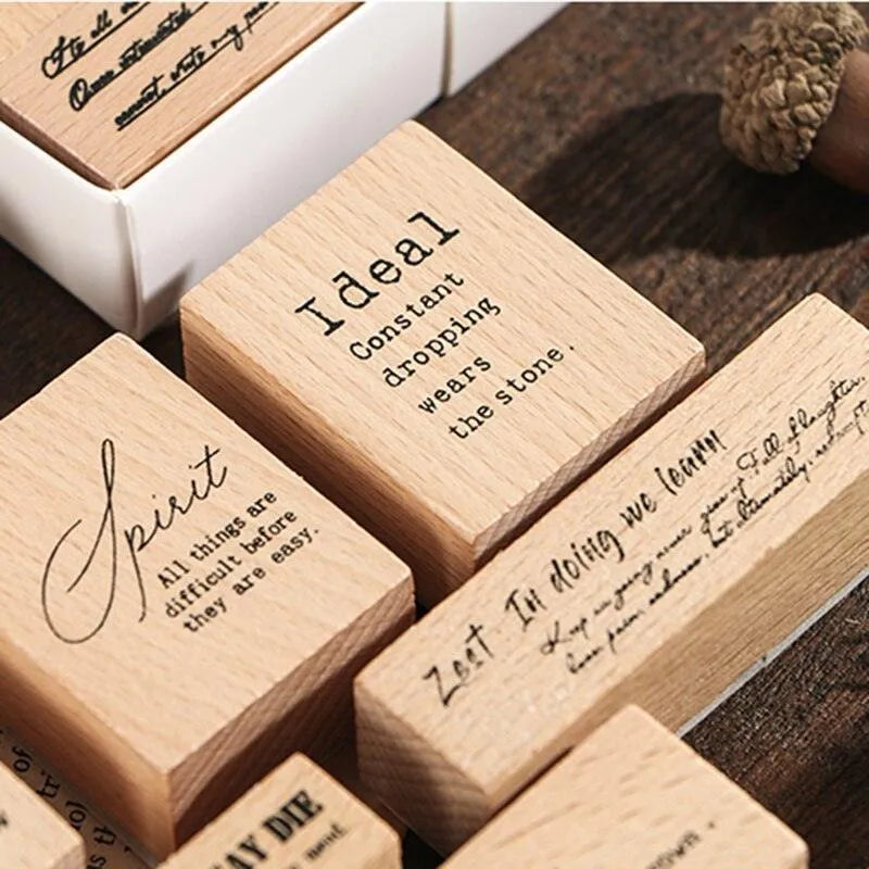 English Short Sentence Stamp Set for Journaling & Scrapbooking - PaperWrld