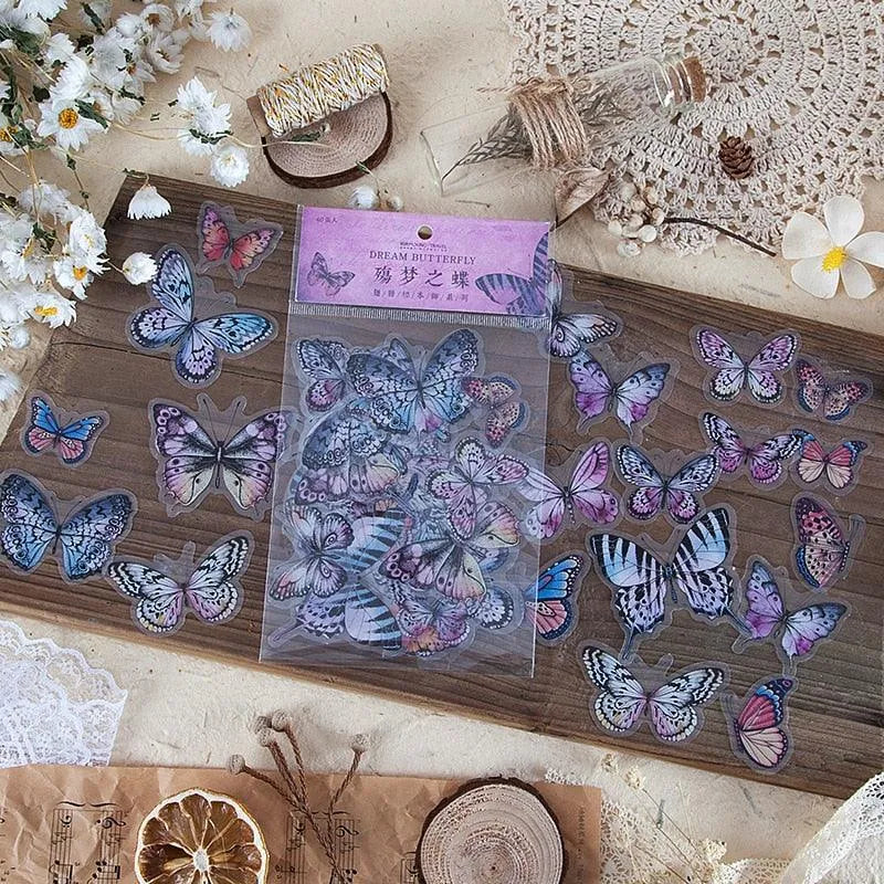 Butterfly & Dragonfly Stickers for Journaling & Scrapbooking - PaperWrld