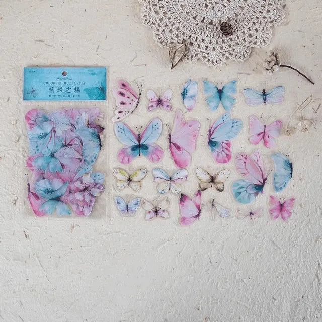 Butterfly & Dragonfly Stickers for Journaling & Scrapbooking - PaperWrld
