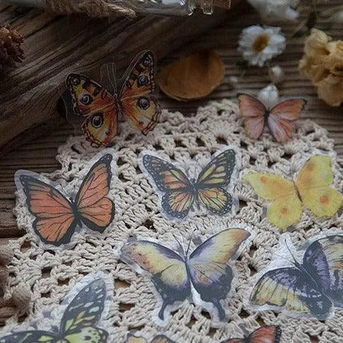 Butterfly & Dragonfly Stickers for Journaling & Scrapbooking - PaperWrld