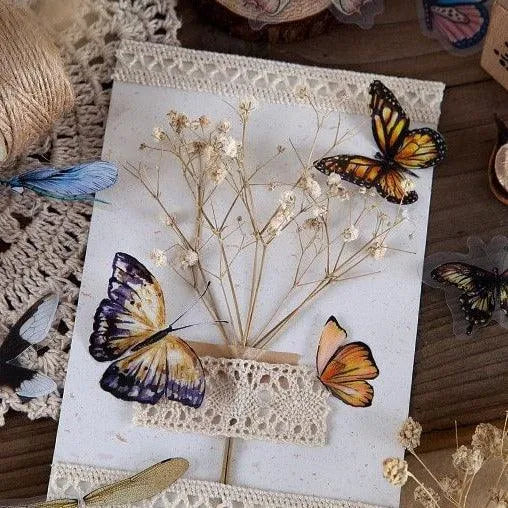 Butterfly & Dragonfly Stickers for Journaling & Scrapbooking - PaperWrld
