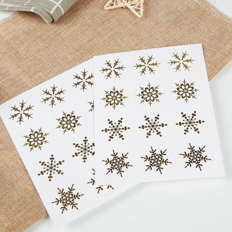 Christmas Day Snowflake Stickers for Journaling &amp; Scrapbooking - PaperWrld