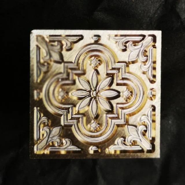 Vintage European-style Pattern Seal for Journaling & Scrapbooking - PaperWrld