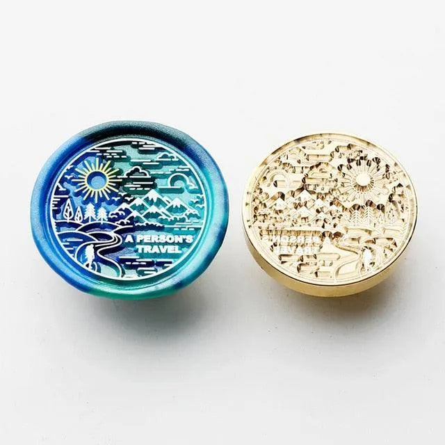 Nature Wax Seal Stamp for Journaling & Scrapbooking - PaperWrld