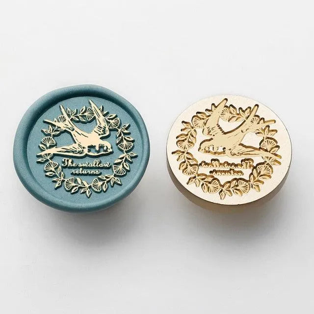 Nature Wax Seal Stamp for Journaling & Scrapbooking - PaperWrld