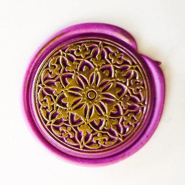 Geometric Pattern Was Seal Stamp for Journaling & Scrapbooking - PaperWrld