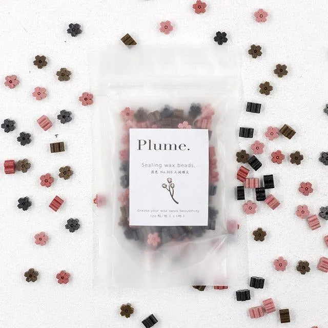 120 Pcs Aesthetic Flower Wax Beads for Journaling & Scrapbooking - PaperWrld