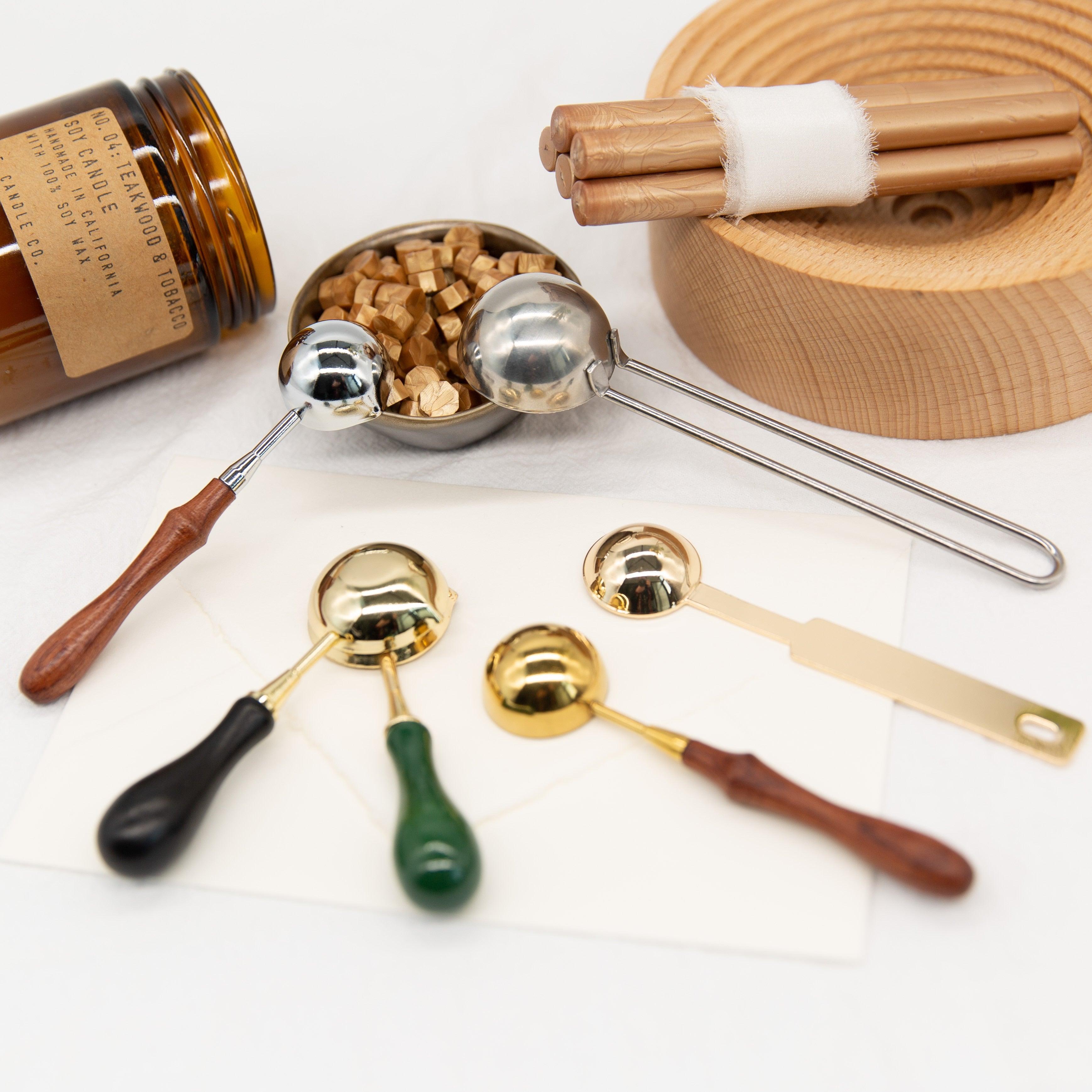 Wooden Wax Seal Spoon, Handmade Sealing Wax Spoon, Wax Melt Spoon, Wax  Sealing Stamp, Wax Stamps, Wax Seal Supplies 