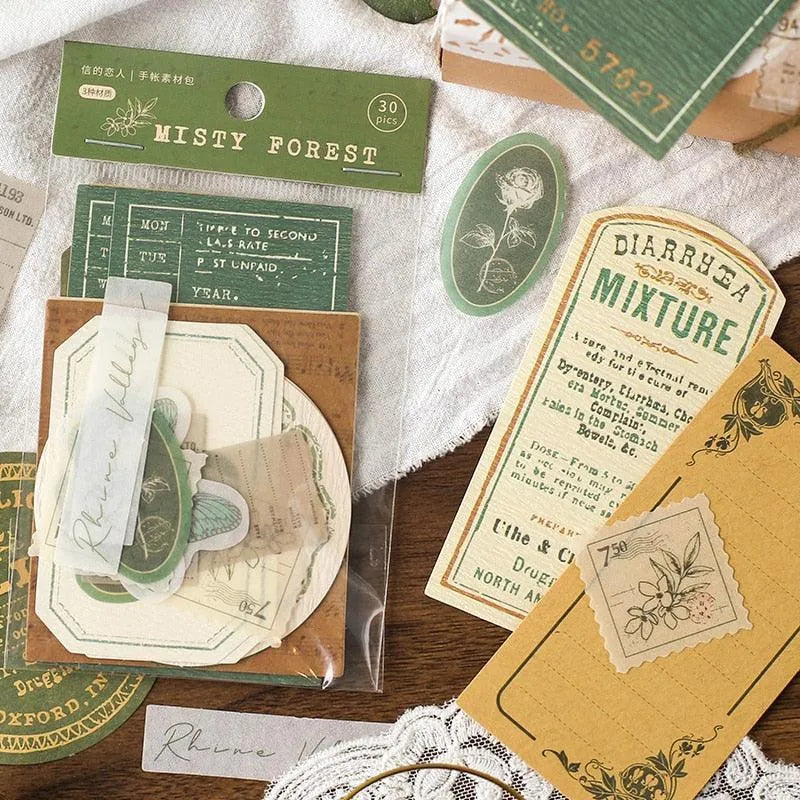 Vintage Cards Paper for Journaling & Scrapbooking - PaperWrld