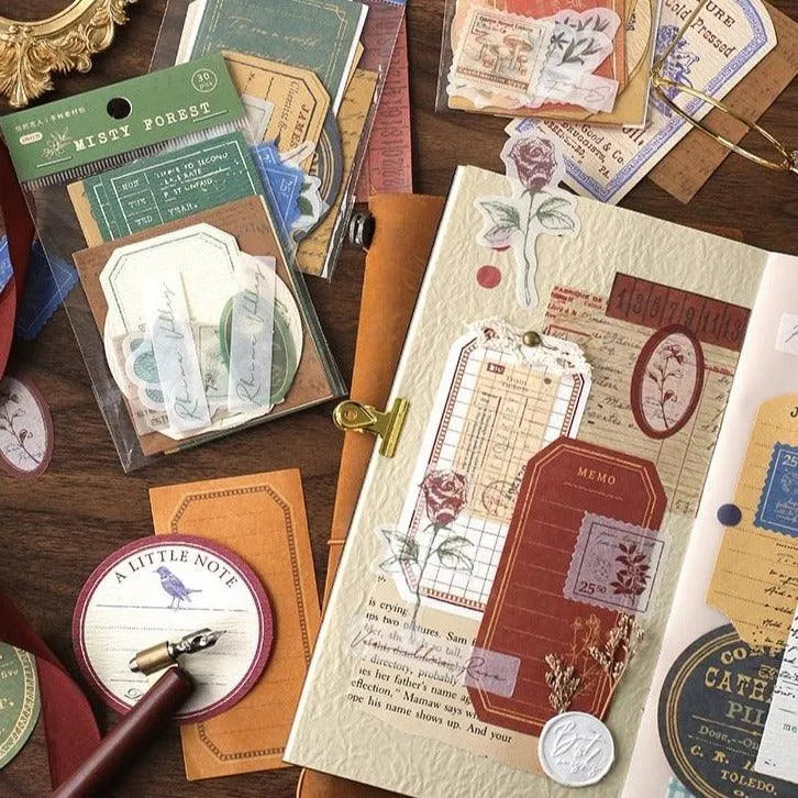 Vintage Cards Paper for Journaling & Scrapbooking - PaperWrld