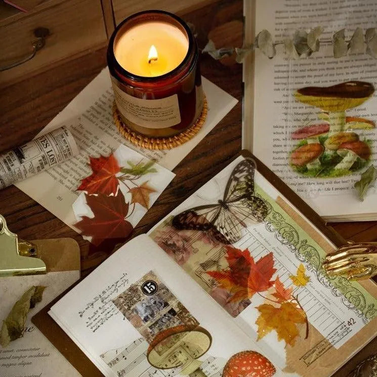 Transparent Decorative Stickers Flowers Plant for Journaling & Scrapbooking - PaperWrld