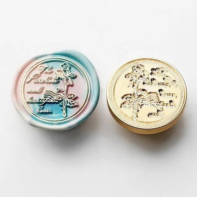 Nature Wax Seal Stamp for Journaling & Scrapbooking - PaperWrld