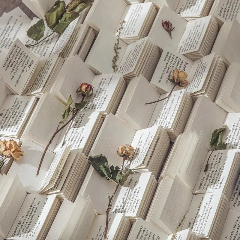 100Pcs Vintage Dictionary Paper Sheets for Journaling & Scrapbooking - PaperWrld