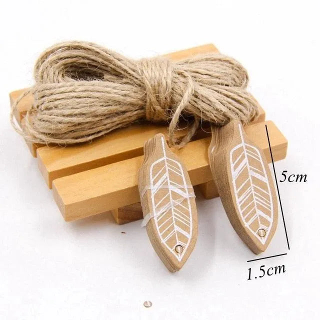 50PCS Kraft Paper Thank You Tags for Journaling & Scrapbooking - PaperWrld