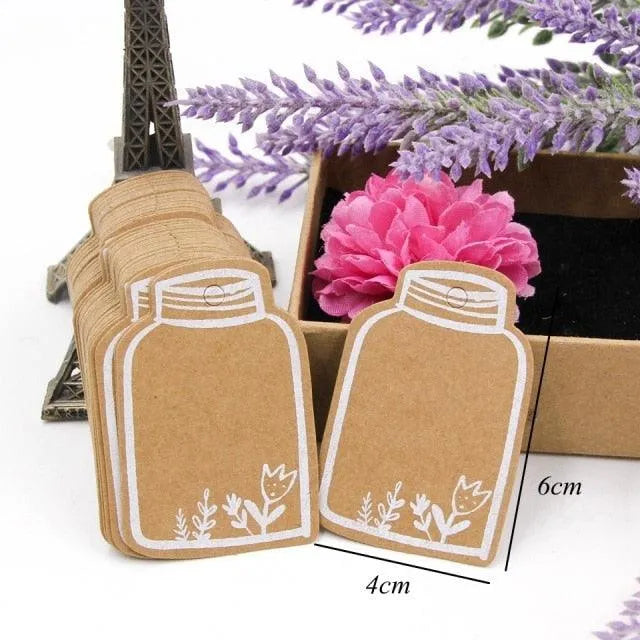 50PCS Kraft Paper Thank You Tags for Journaling & Scrapbooking - PaperWrld