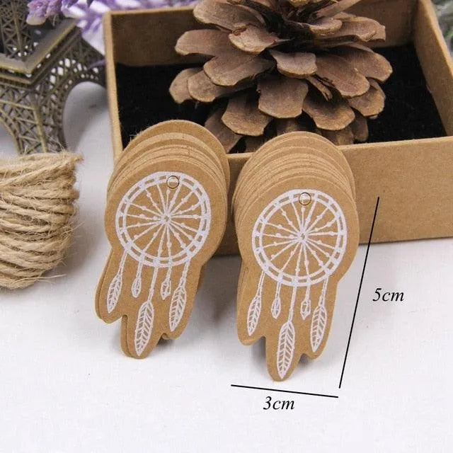 50PCS Kraft Paper Thank You Tags for Journaling & Scrapbooking - PaperWrld