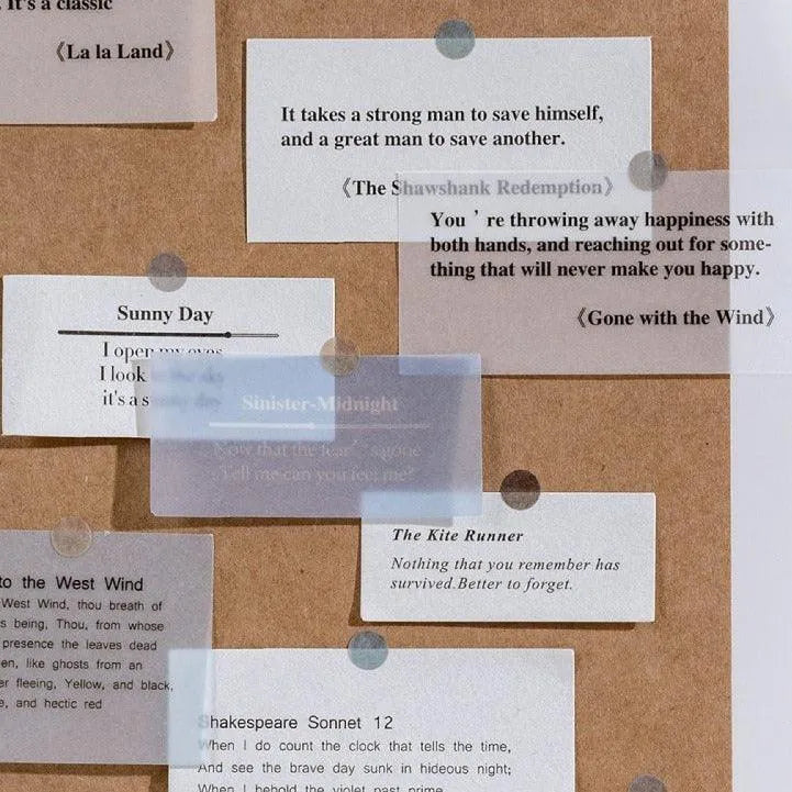 English Quotes Paper for Journaling & Scrapbooking - PaperWrld