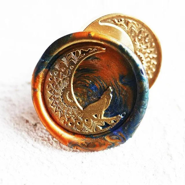 Celestial Wax Seal Head for Journaling & Scrapbooking - PaperWrld