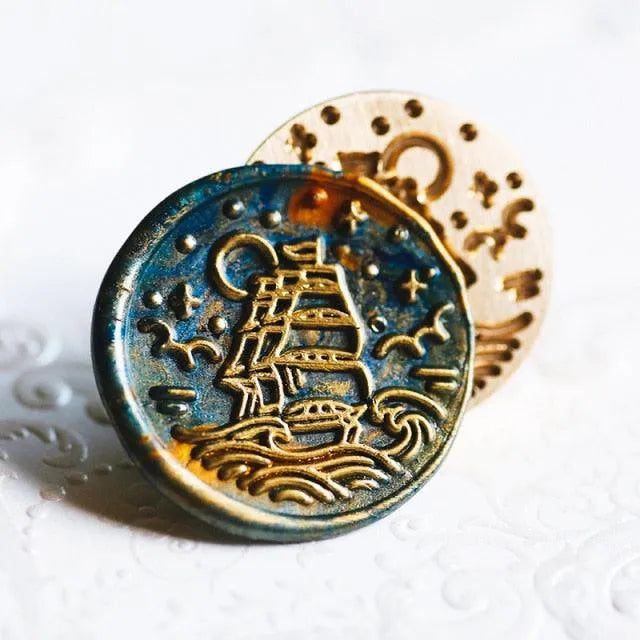 Celestial Wax Seal Head for Journaling & Scrapbooking - PaperWrld