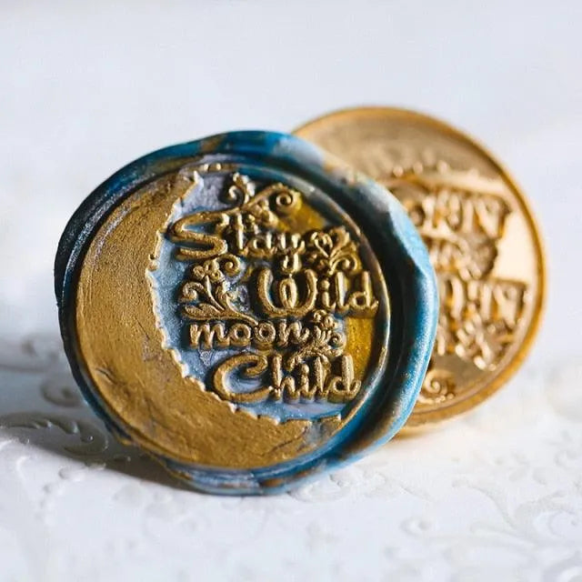 Celestial Wax Seal Head for Journaling & Scrapbooking - PaperWrld