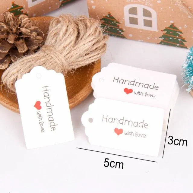 50PCS Kraft Paper Thank You Tags for Journaling & Scrapbooking - PaperWrld