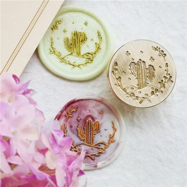 Plants & Flowers Wax Seal Stamp for Journaling & Scrapbooking - PaperWrld