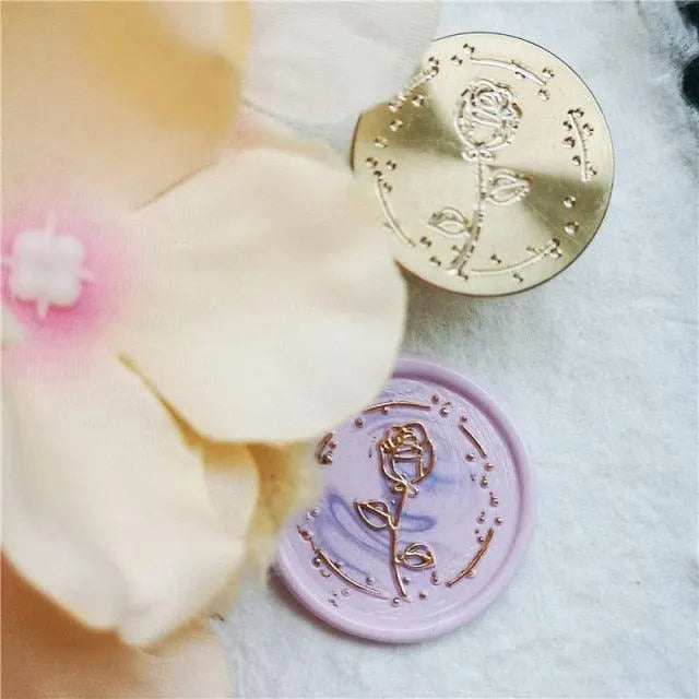 Plants & Flowers Wax Seal Stamp for Journaling & Scrapbooking - PaperWrld