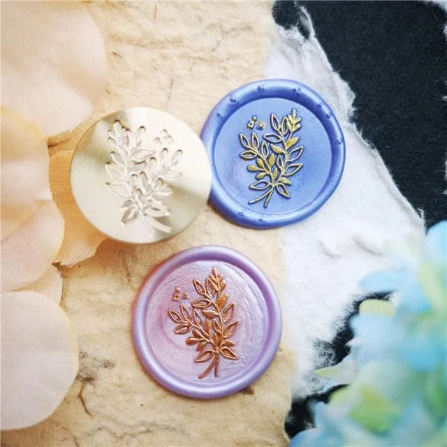 Plants & Flowers Wax Seal Stamp for Journaling & Scrapbooking - PaperWrld