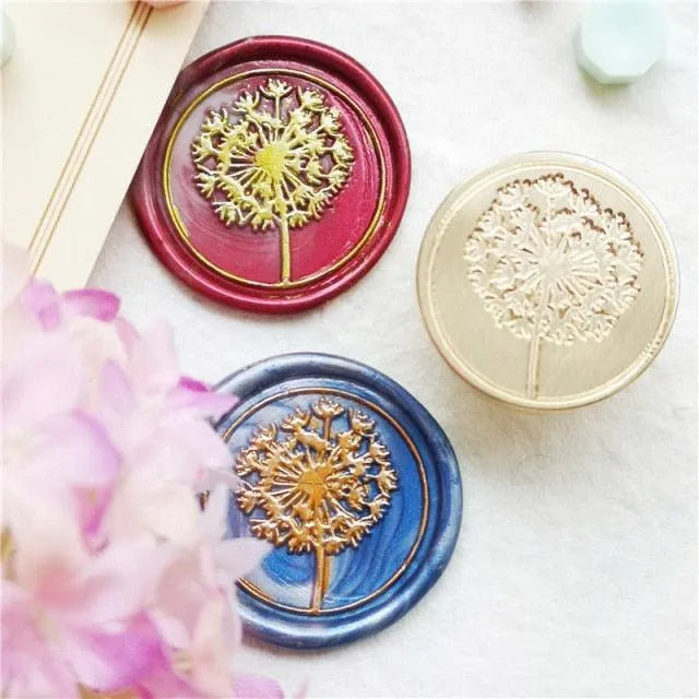 Plants & Flowers Wax Seal Stamp for Journaling & Scrapbooking - PaperWrld