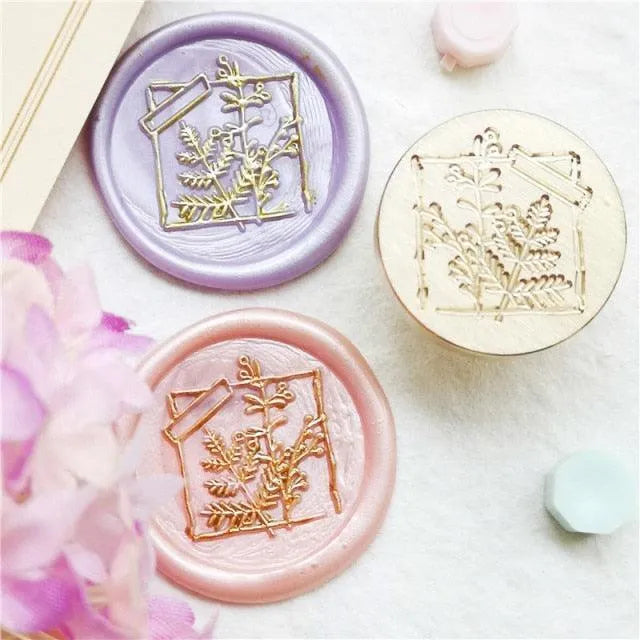 Plants & Flowers Wax Seal Stamp for Journaling & Scrapbooking - PaperWrld