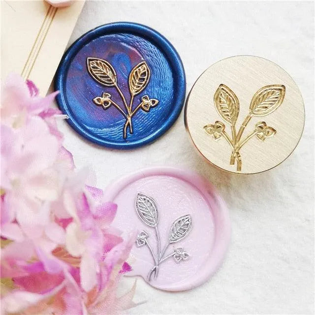 Botanical Wax Seal Head for Journaling & Scrapbooking - PaperWrld