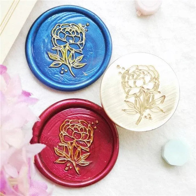 Botanical Wax Seal Head for Journaling & Scrapbooking - PaperWrld