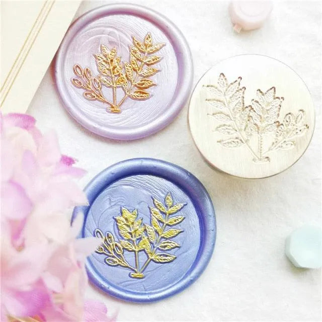 Botanical Wax Seal Head for Journaling & Scrapbooking - PaperWrld