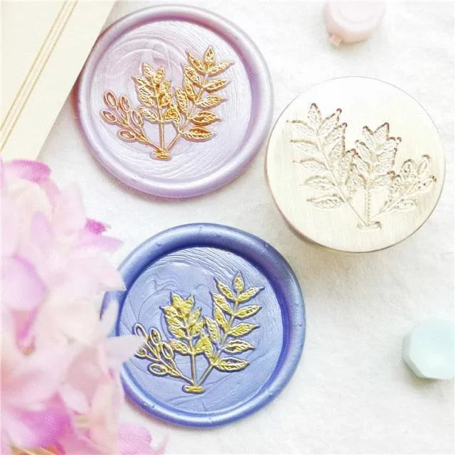 Plants & Flowers Wax Seal Stamp for Journaling & Scrapbooking - PaperWrld