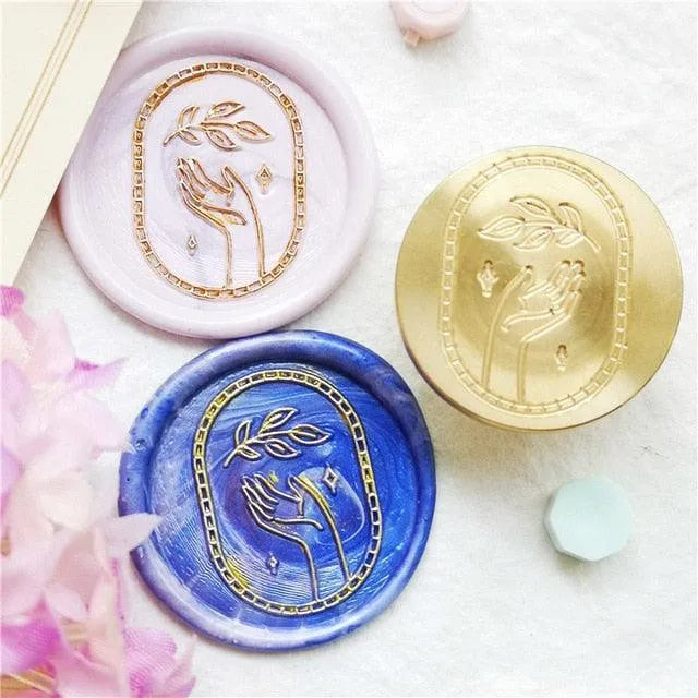 Botanical Wax Seal Head for Journaling & Scrapbooking - PaperWrld