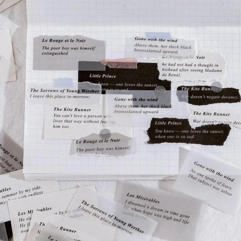 English Quotes Paper for Journaling & Scrapbooking - PaperWrld