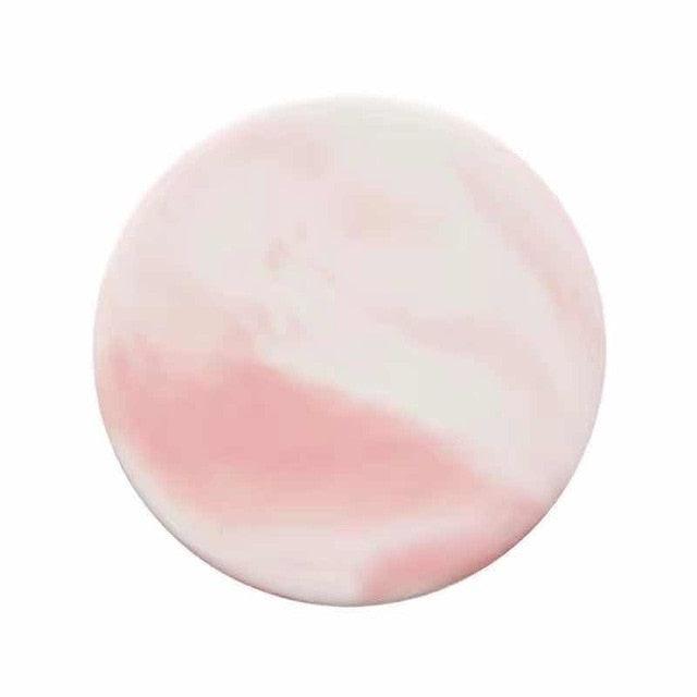 Marble Plate For Wax Seal - Pink / Circle - PaperWrld
