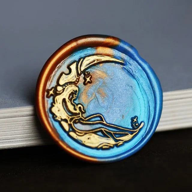 Celestial Wax Seal Head for Journaling & Scrapbooking - PaperWrld