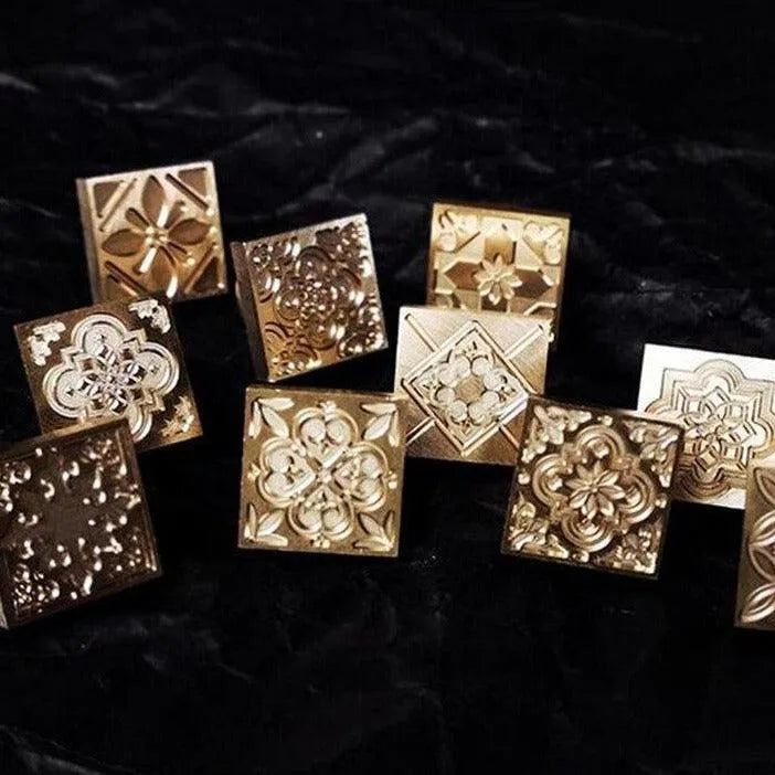 Vintage European-style Pattern Seal for Journaling & Scrapbooking - PaperWrld